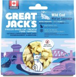 Great Jack's [CJ1186] 冷凍脫水野生鱈魚小食 1oz (貓用)