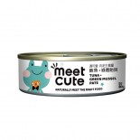 台灣 MeetCute 遇可愛 [MQ-A02] 鮪魚+綠唇貽貝 肉泥主食罐 80g (MQ-CB0002)