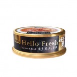 SEEDS Hello Fresh好鮮燉湯 hf05-清蒸雞肉+牛肉 貓罐頭 50g