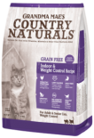 Country Naturals 無穀物老貓/體重控制去毛球室內貓配方(紫色)-04lb