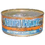 Natural Balance雪山雞肉肝貓罐頭 6oz