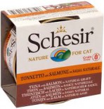 SchesiR 無穀物系列 3001 吞拿魚三文魚肉汁貓罐頭 70g