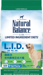 Natural Balance 雪山 - 單一蛋白 無穀系 - 羊肉鷹嘴豆成犬糧 4lb
