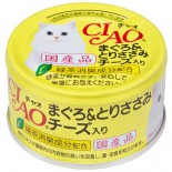 CIAO A21 吞拿魚雞肉+芝士 貓罐頭 85g