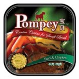Pompey 寶貝 牛肉+雞肉 狗罐頭 100g