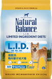 Natural Balance 雪山 - 單一蛋白 無穀系 - 鴨肉薯仔成犬糧 4lb (細粒)