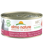 almo nature [5129] - HTC 150g大罐系列 Tuna & Chicken 吞拿魚+雞肉貓罐頭 150g
