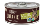ORGANIX有機無穀物貓用罐頭 – 雞絲及雞肝配方 3oz