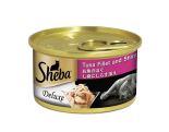 Sheba Tuna Fillet And Shirasu in gravy 汁煮白吞拿魚加銀魚 85g x x 24罐原箱優惠
