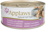 Applaws 愛普士 - 貓罐頭 156g - 沙甸魚+鯖魚 x 24