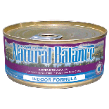 Natural Balance雪山室內去毛球配方貓罐頭 5.5oz