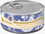 Astkatta - Mousse Tuna & Chicken 吞拿走地雞肉**老貓護理**主食罐 (慕絲罐) 貓罐頭 80g (紫藍)