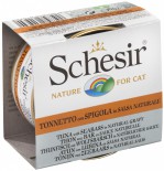 SchesiR 無穀物系列 3004 吞拿魚+鱸魚貓罐頭 70g