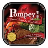 Pompey 寶貝 雞肉+蔬菜 狗罐頭 100g