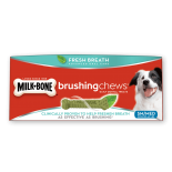Milk Bone brushing chews 小型/中型犬潔齒棒