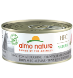 almo nature [5127] - HTC 150g大罐系列 Tuna w/ White Bait 吞拿魚+白飯魚貓罐頭 150g x 24罐原箱優惠