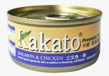 Kakato - 三文魚+雞[720] 70G