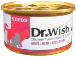 複製 Seeds Dr.Wish 鮪魚+雞肉+維他命B群（增強免疫系統功能，促進新陳代謝）