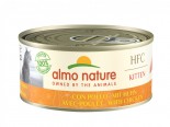 almo nature [5120] - HTC 150g大罐系列 Kitten - Chicken 幼貓 - 雞肉(主食罐) 貓罐頭 150g x 24罐原箱優惠
