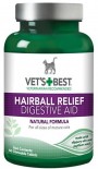 Vet's Best Cat Hairball Relief Digestive Aid, 60 Chewable Tablets