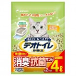 日本 Unicharm 消臭大師 滲透式沸石貓砂 4L x 8包優惠