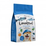 Loveabowl [LB0120] 無穀物希靈魚三文魚海洋 全犬種配方 狗乾糧 1.4kg (藍)