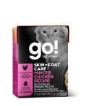 Go! Solutions 1266023 護膚美毛系列 免治雞肉(Minced Chicken) 貓濕糧 6.4oz (盒裝)