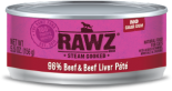 RAWZ 96% RZCB156 牛肉及牛肝肉醬全貓罐頭 156g
