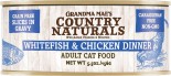 Country Naturals 無穀物天然汁煮白鮭魚雞肉配方 貓罐頭 5.5oz