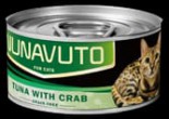 Nunavuto NU-03 貓罐頭 吞拿魚伴蟹肉 80g