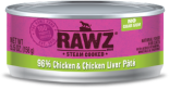 RAWZ 96% RZCT156 雞肉及雞肝肉醬全貓罐頭 156g