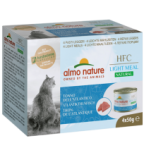 almo nature [550MEGA] - HFC Natural *Light Meal* - Atlantic Ocean Tuna 大西洋(吞拿魚) 健怡貓罐頭 4 x 50g (一盒4罐)