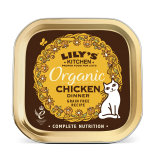 Lily's Kitchen [COC01] 有機雞肉常餐 貓主食罐85g (啡底黃)