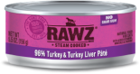 RAWZ 96% RZCT156 火雞肉及火雞肝肉醬全貓罐頭 156g
